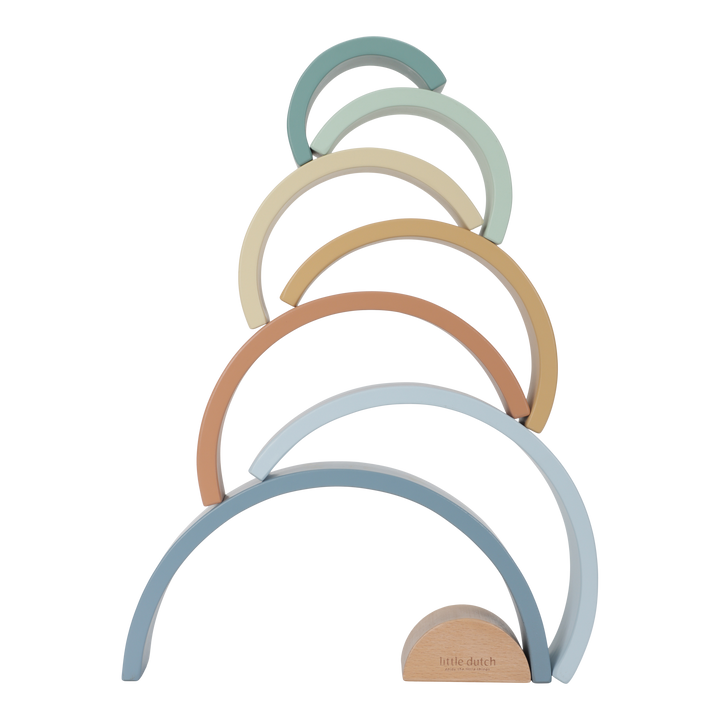 Little Dutch - Rainbow Stacker - Forest Friends - Mabel & Fox