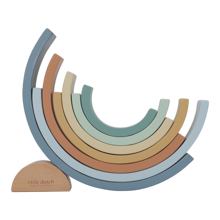 Little Dutch - Rainbow Stacker - Forest Friends - Mabel & Fox