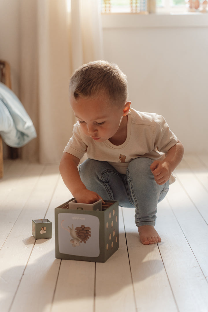 Little Dutch - Stacking Blocks - Forest Friends - Mabel & Fox