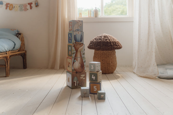 Little Dutch - Stacking Blocks - Forest Friends - Mabel & Fox