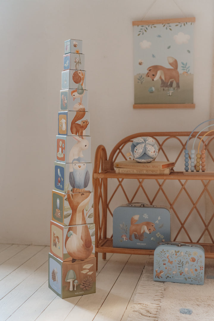 Little Dutch - Stacking Blocks - Forest Friends - Mabel & Fox