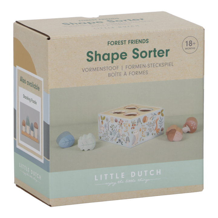 Little Dutch - Shape Sorter - Forest Friends - Mabel & Fox
