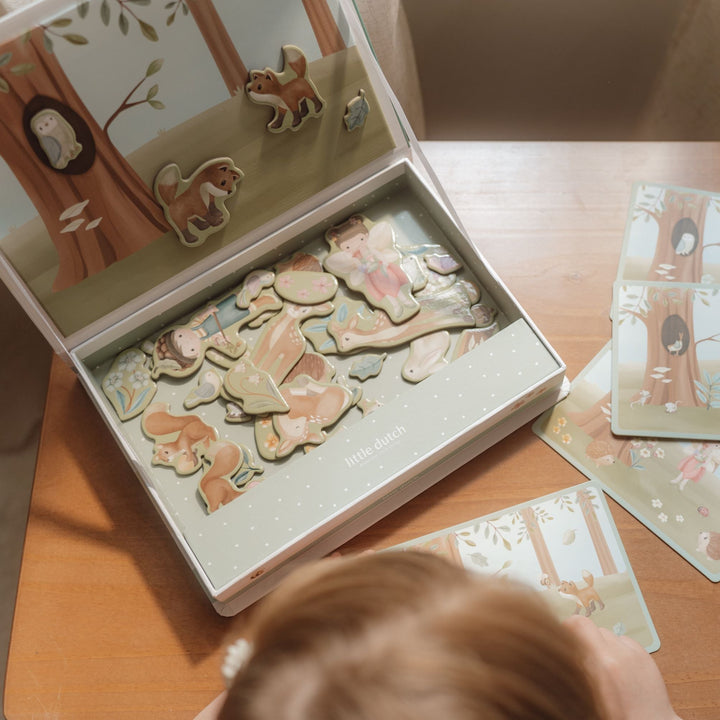 Little Dutch - Magnetic Playboard - Forest Friends - Mabel & Fox