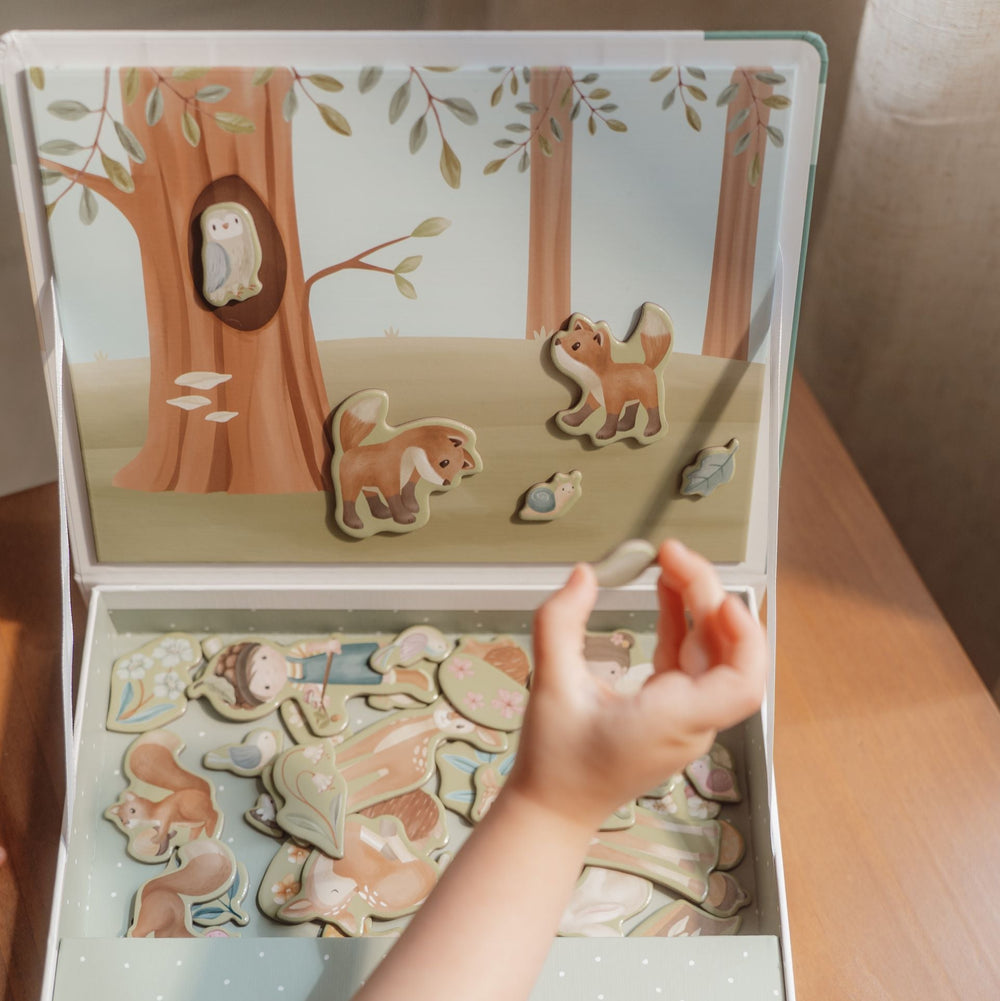 Little Dutch - Magnetic Playboard - Forest Friends - Mabel & Fox