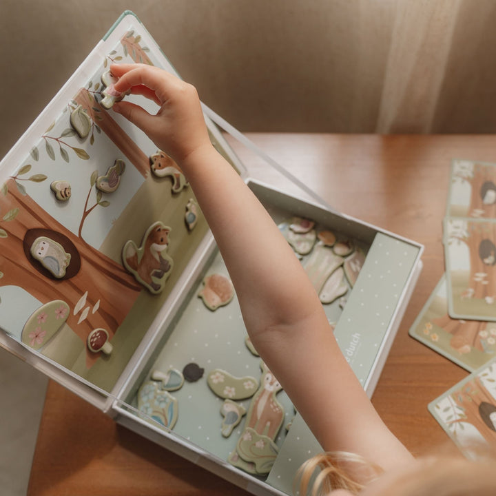 Little Dutch - Magnetic Playboard - Forest Friends - Mabel & Fox