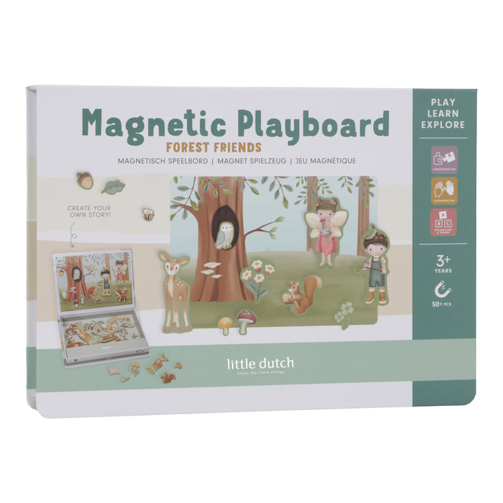 Little Dutch - Magnetic Playboard - Forest Friends - Mabel & Fox