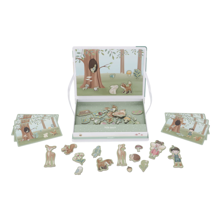 Little Dutch - Magnetic Playboard - Forest Friends - Mabel & Fox