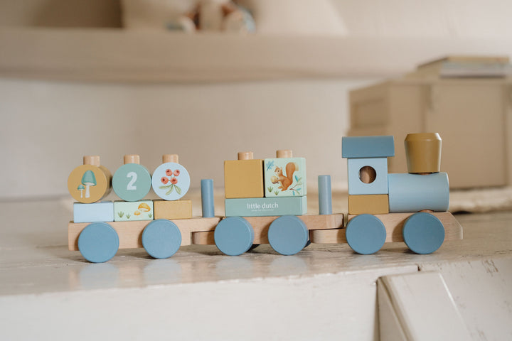 Little Dutch - Stacking Train - Forest Friends - Mabel & Fox