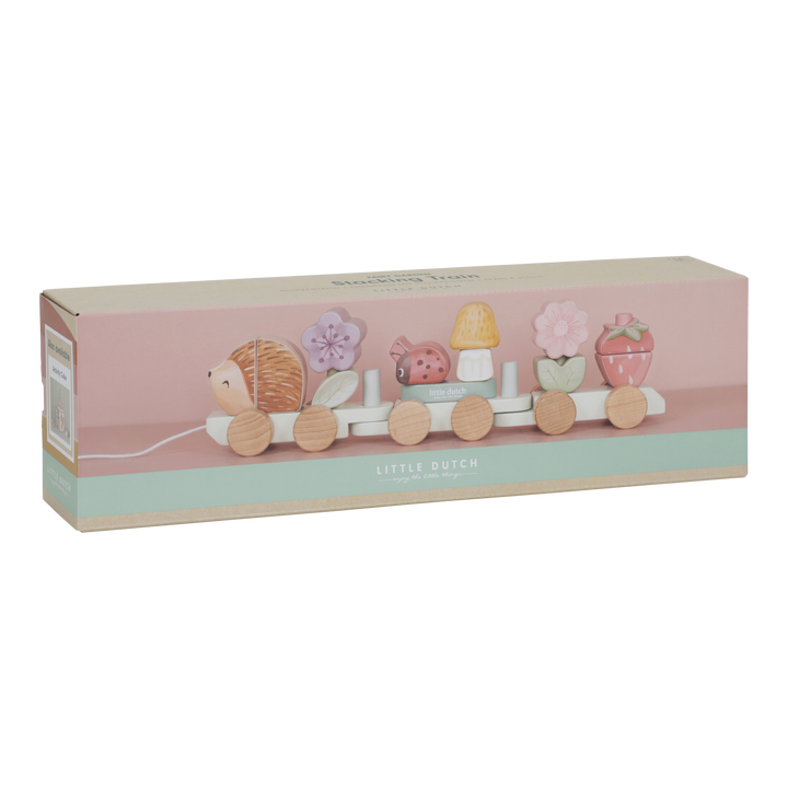 Little Dutch - Stacking Train Hedgehog - Fairy Garden - Mabel & Fox