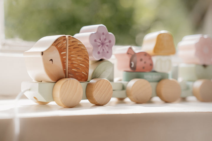 Little Dutch - Stacking Train Hedgehog - Fairy Garden - Mabel & Fox