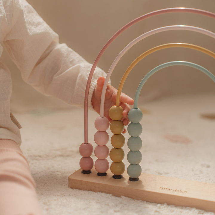 Little Dutch - Wooden Abacus Rainbow - Fairy Garden - Mabel & Fox