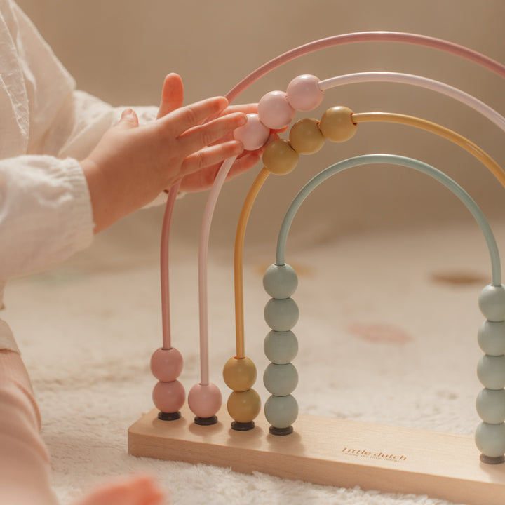 Little Dutch - Wooden Abacus Rainbow - Fairy Garden - Mabel & Fox