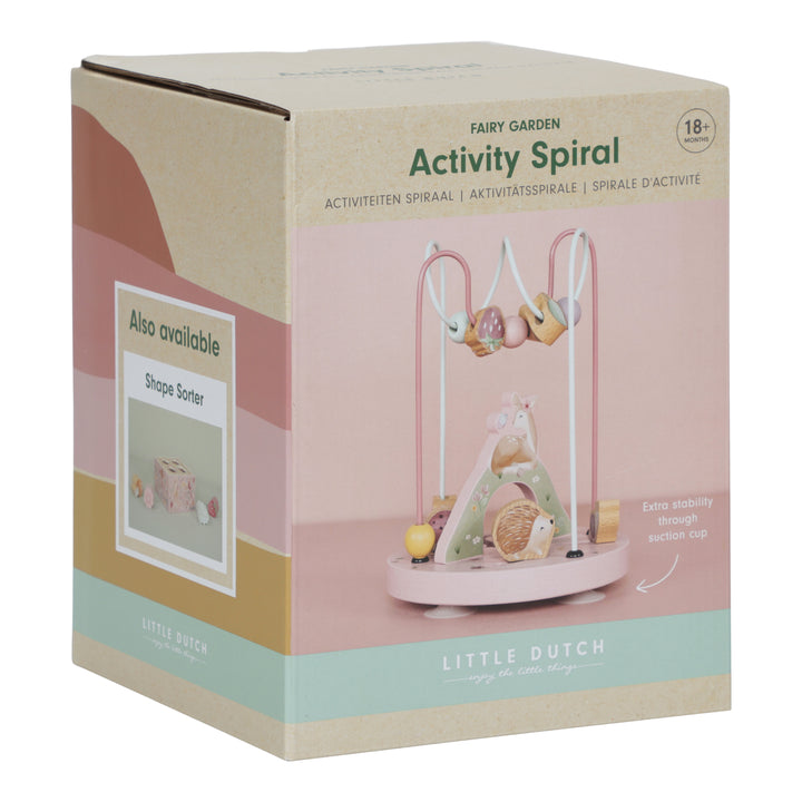 Little Dutch - Wooden  Activity Spiral - Fairy Garden - Mabel & Fox