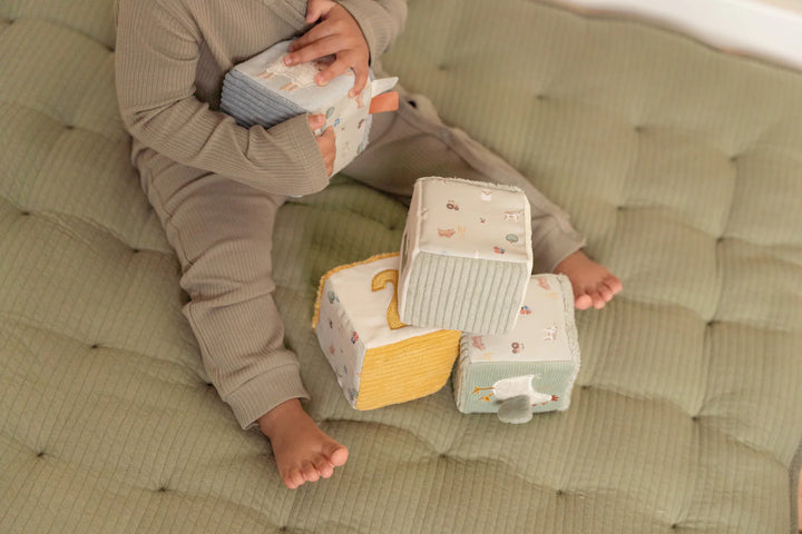 Little Dutch - 4 Soft Blocks - Little Farm - Mabel & Fox