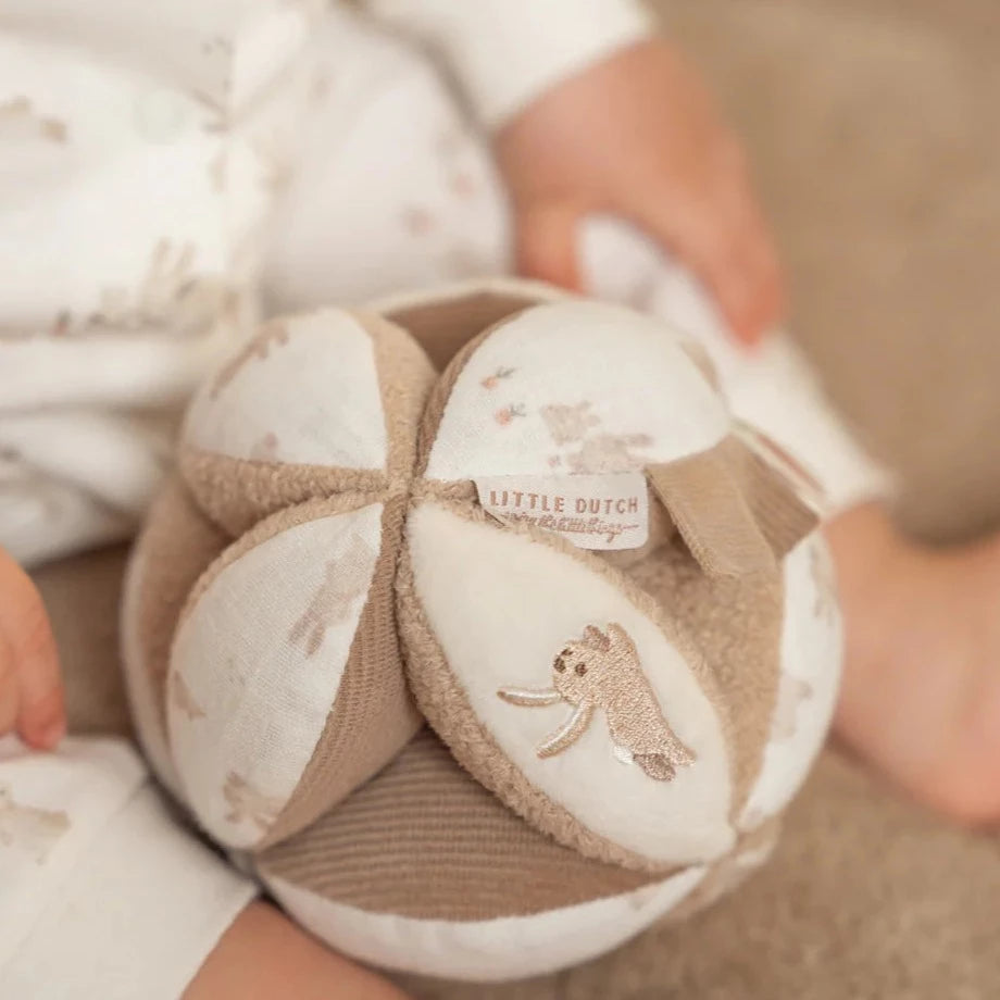 Little Dutch - Sensory Gripping Ball - Baby Bunny - Mabel & Fox
