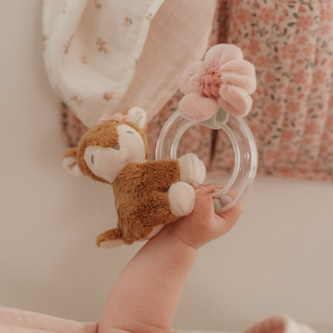 Little Dutch - Ring Rattle - Deer Fairy Garden - Mabel & Fox