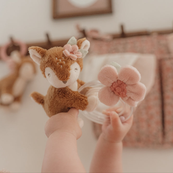 Little Dutch - Ring Rattle - Deer Fairy Garden - Mabel & Fox