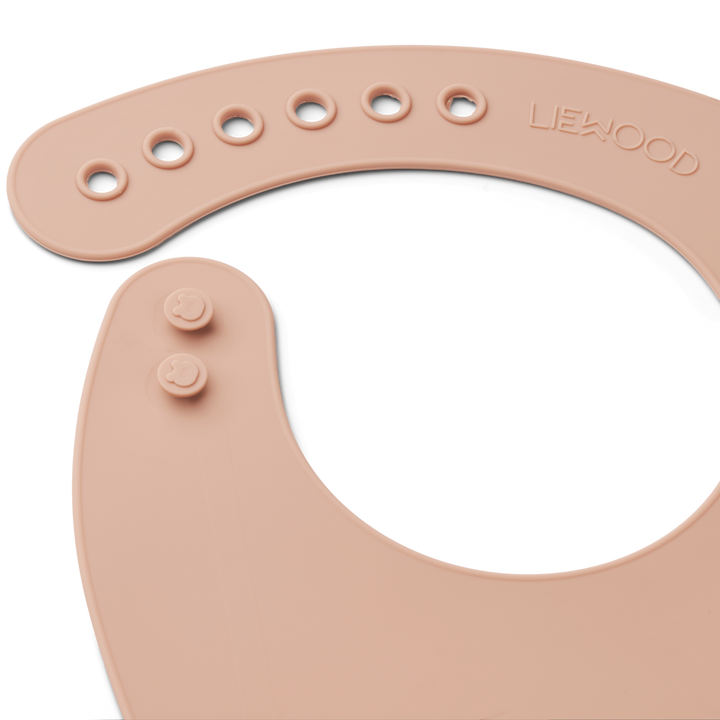 Liewood - Tilda Silicone Bib - Cat Rose (2 Pack) - Mabel & Fox