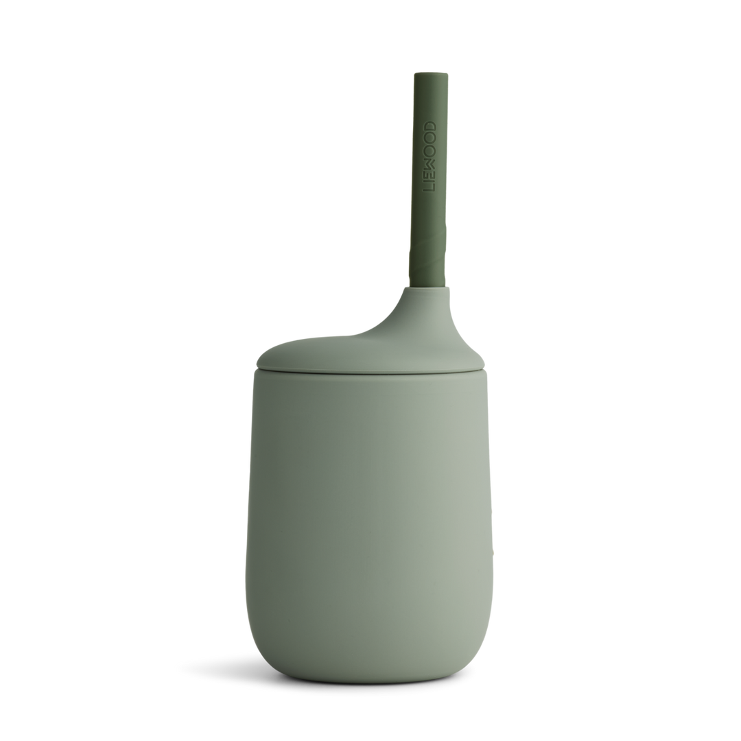 Liewood - Ellis Sippy Cup - Faune Green / Hunter Green Mix - Mabel & Fox
