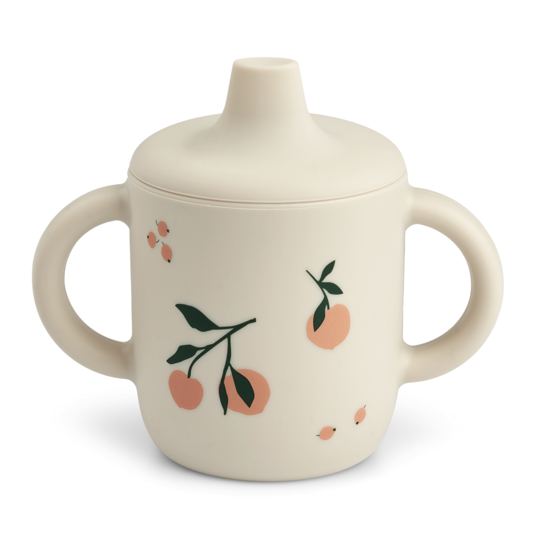 Liewood - Neil Sippy Cup - Peach / Sea Shell Mix - Mabel & Fox