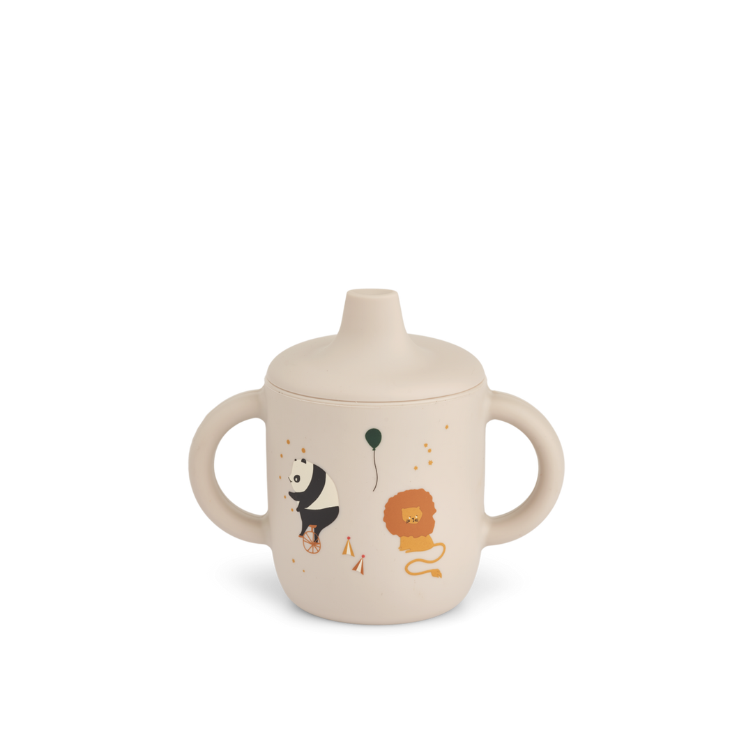 Liewood - Neil Sippy Cup - Circus / Sandy - Mabel & Fox