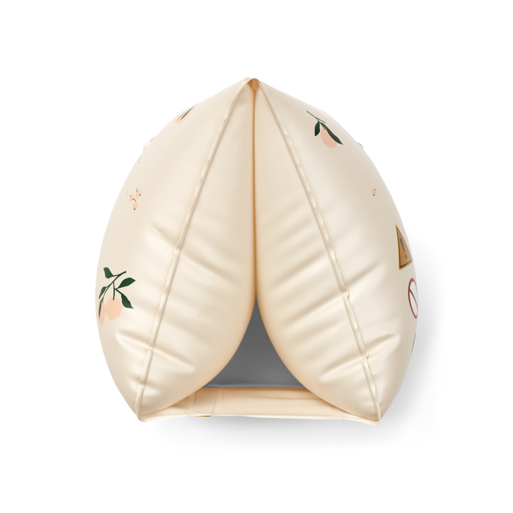 Liewood- Shirley Printed Arm Bands - Peach / Shell - Mabel & Fox