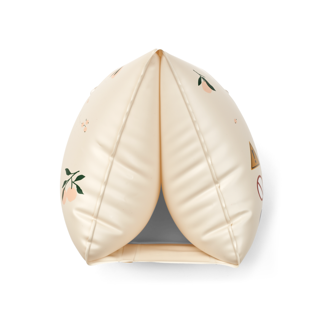 Liewood- Shirley Printed Arm Bands - Peach / Shell - Mabel & Fox