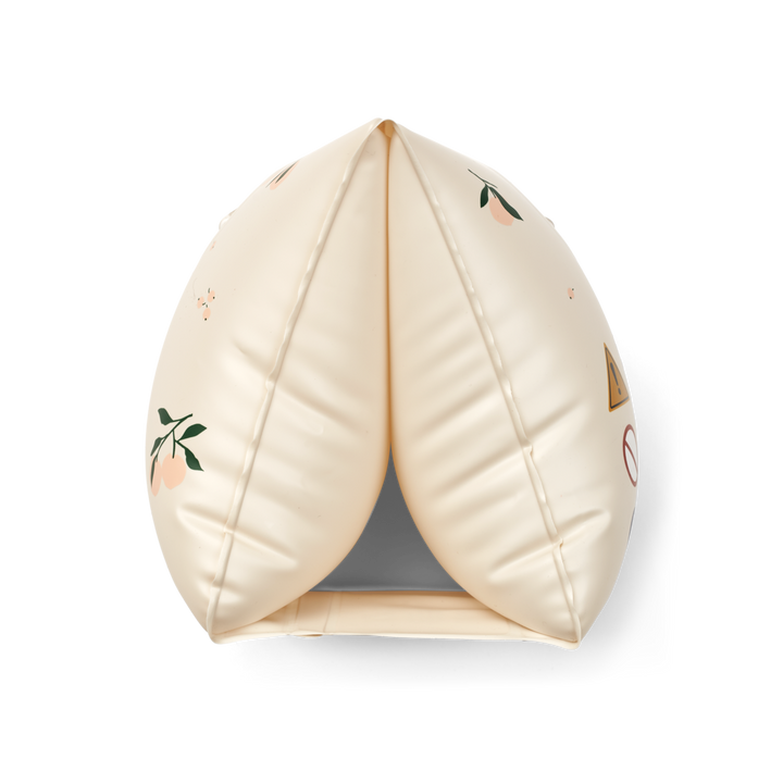 Liewood- Shirley Printed Arm Bands - Peach / Shell - Mabel & Fox