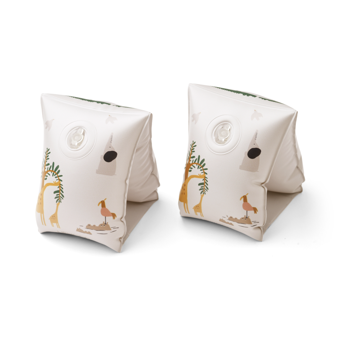 Liewood- Shirley Printed Arm Bands - All together / Sandy - Mabel & Fox