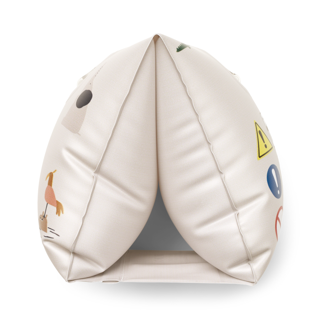 Liewood- Shirley Printed Arm Bands - All together / Sandy - Mabel & Fox