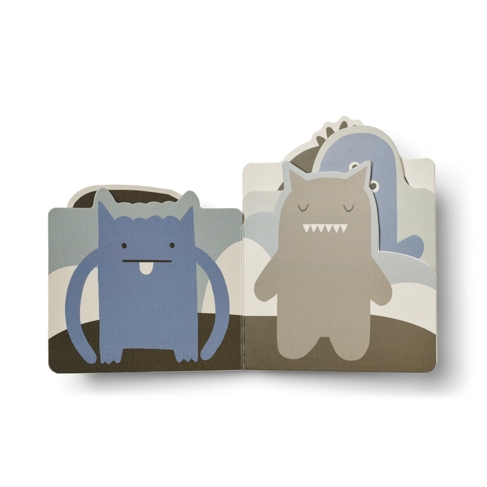 Liewood - Jade Special Shape Book - Monster / Mist - Mabel & Fox