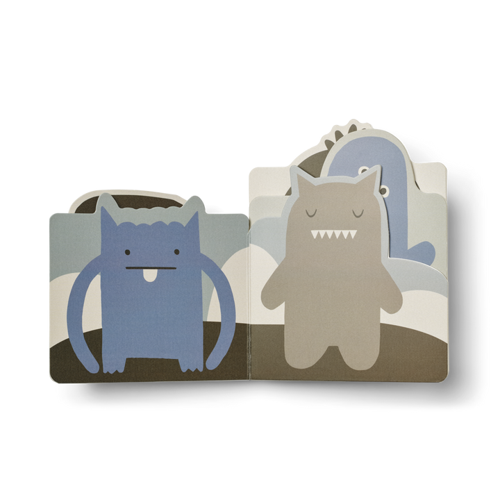 Liewood - Jade Special Shape Book - Monster / Mist - Mabel & Fox