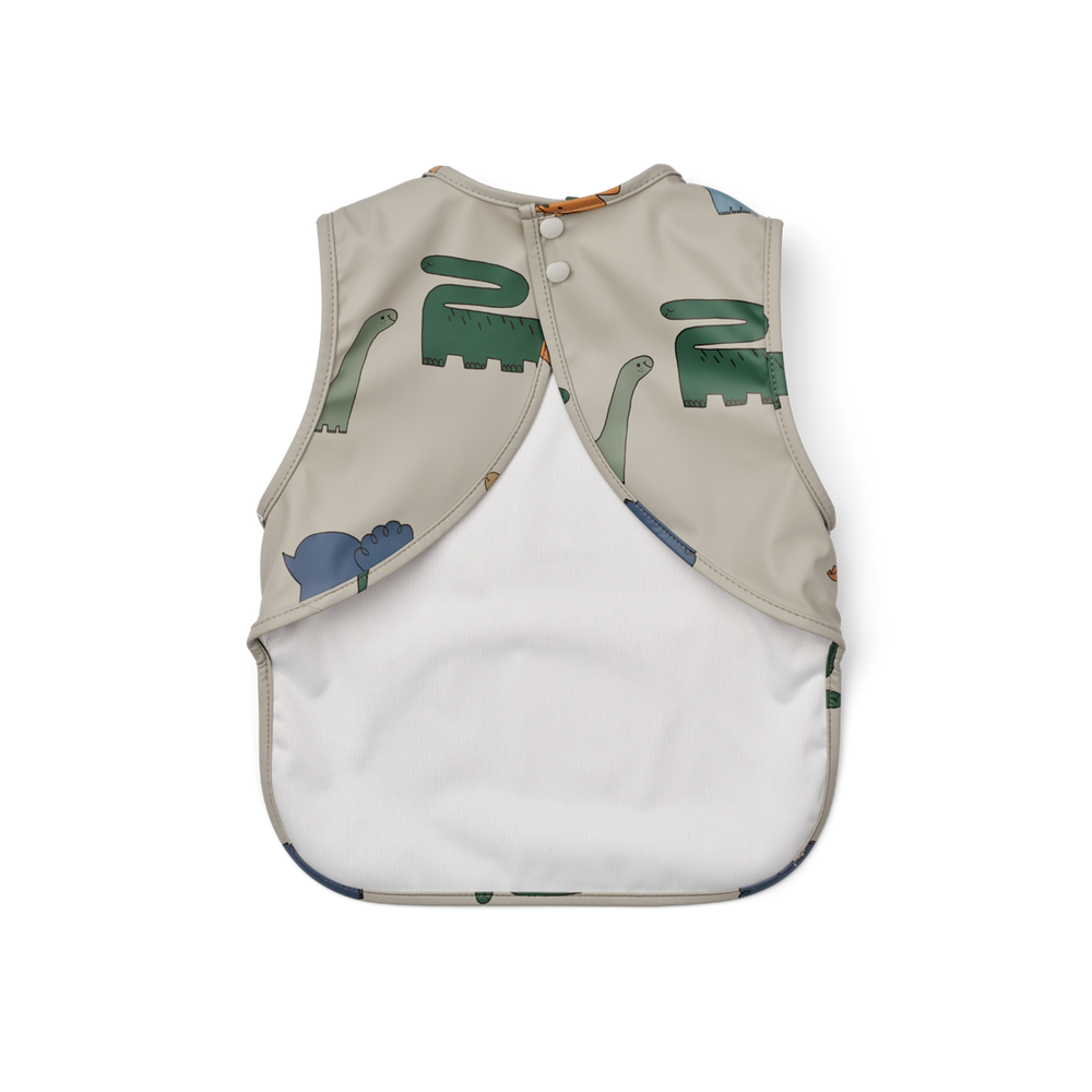 Liewood - Bria Bib - Dinosaurs / Mist - Mabel & Fox