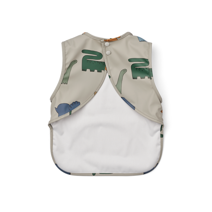 Liewood - Bria Bib - Dinosaurs / Mist - Mabel & Fox