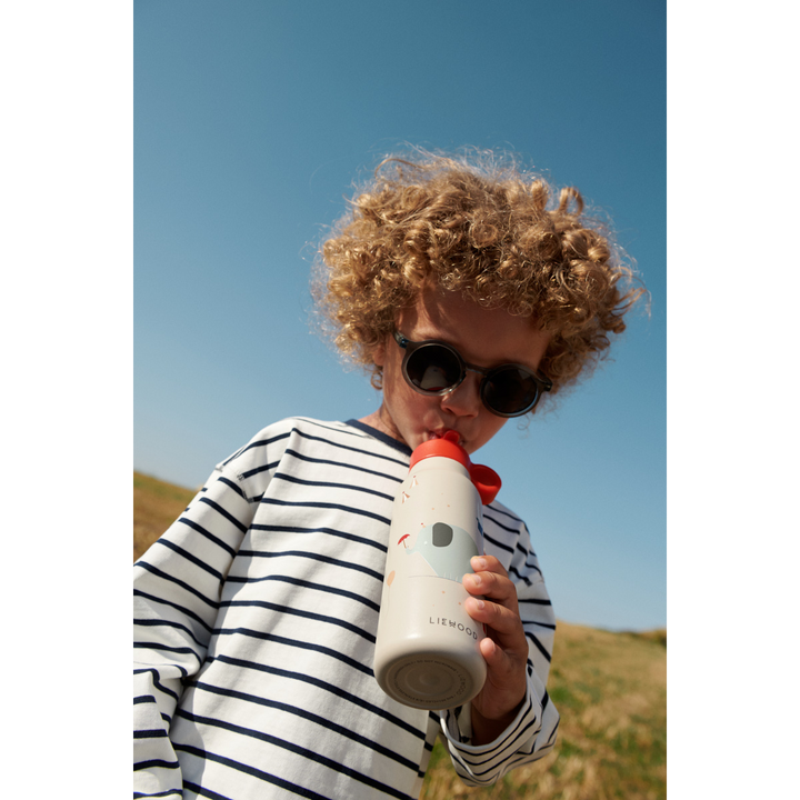 Liewood - Falk Water Bottle - Circus / Sandy - Mabel & Fox
