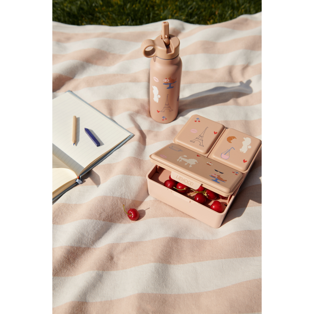 Liewood - Falk Water Bottle -Paris / Pale tuscany - Mabel & Fox