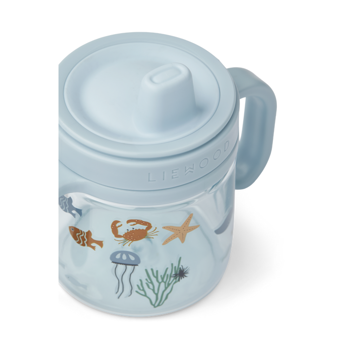 Liewood - Kylo Tritan Sippy Cup - Sea Creature / Sandy - Mabel & Fox