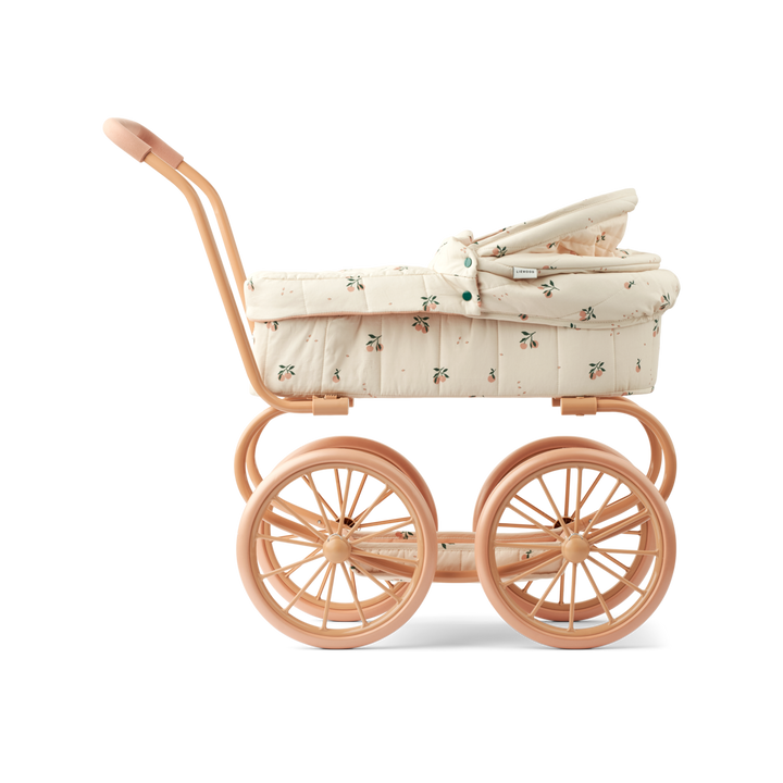 Liewood - Adaline Doll Pram - Peach / Sea Shell - Mabel & Fox