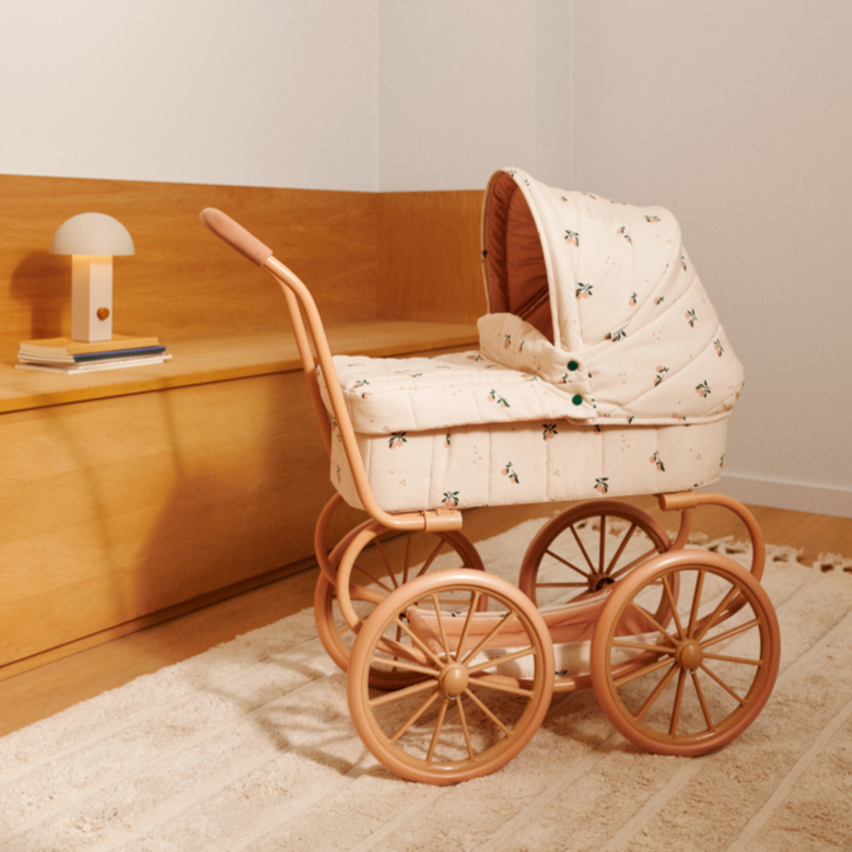 Liewood - Adaline Doll Pram - Peach / Sea Shell - Mabel & Fox