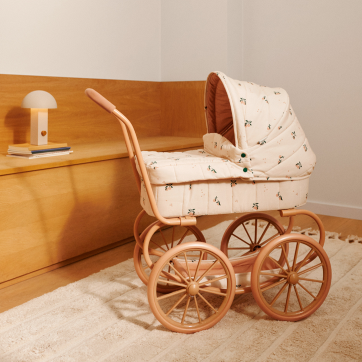 Liewood - Adaline Doll Pram - Peach / Sea Shell - Mabel & Fox