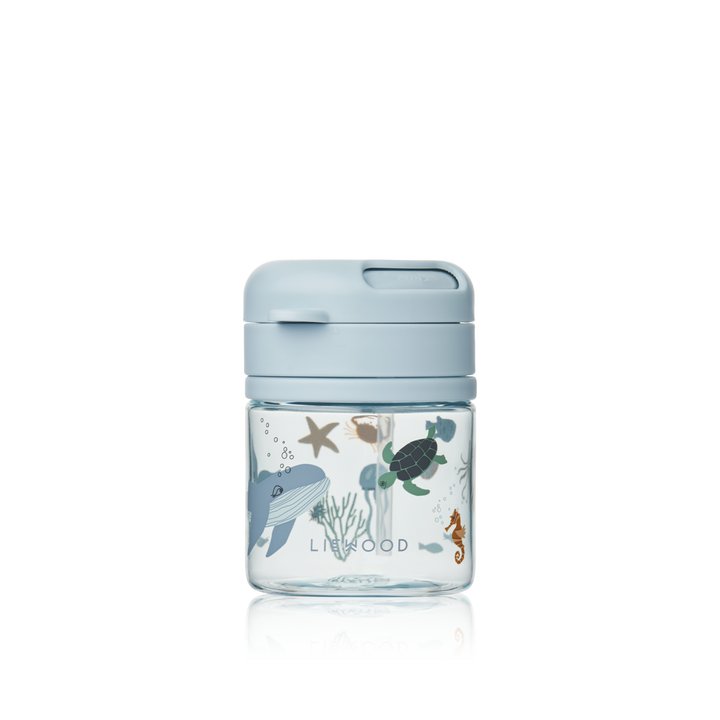 Liewood - Pavia Tritan Straw Cup - Sea Creature / Sandy - Mabel & Fox