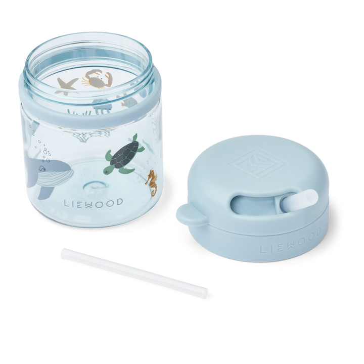 Liewood - Pavia Tritan Straw Cup - Sea Creature / Sandy - Mabel & Fox