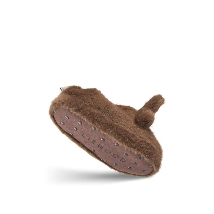 Liewood - Aviaja Reindeer Slippers - Pecan - Mabel & Fox