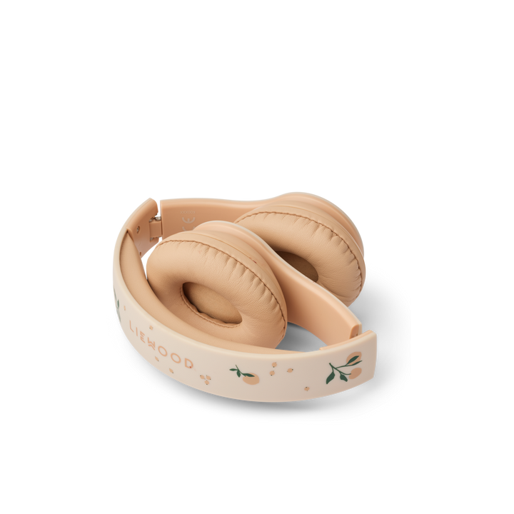 Liewood - Quinn Wireless Headphones - Peach / Sea Shell