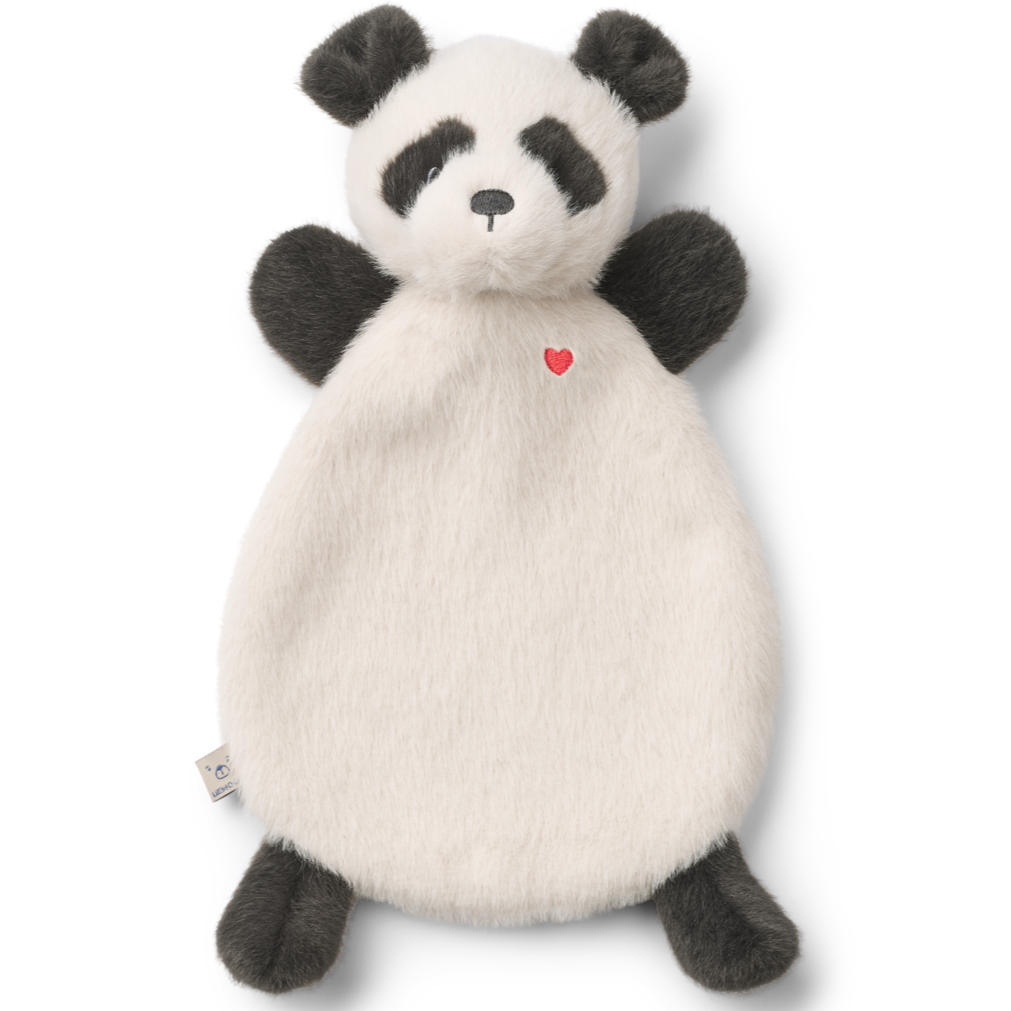 Liewood - Roy Cuddle Cloth - Panda - Sandy / Dark Grey
