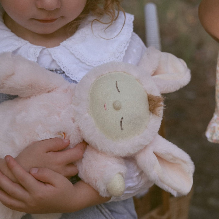 Olli Ella - Lullaby Cozy Dinkum - Bunny Moppet - Pink