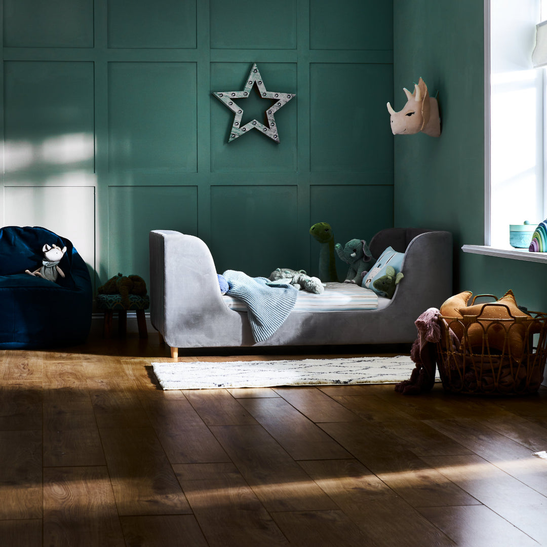 OBaby - Lumi Toddler Bed - Grey - Mabel & Fox