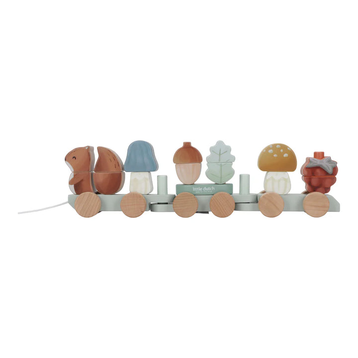 Little Dutch - Stacking Train - Squirrel - Forest Friends - Mabel & Fox