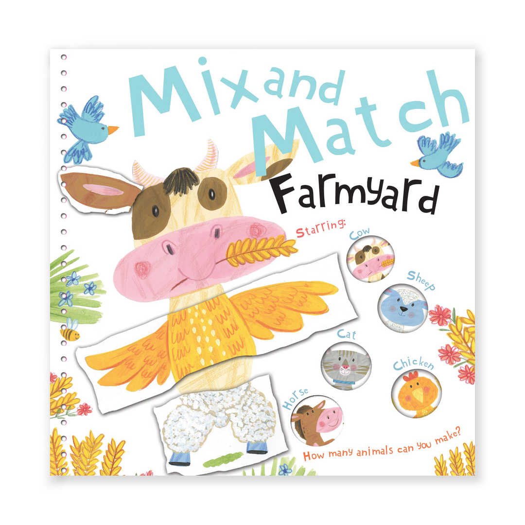 Mix and Match Farmyard – Children’s Board Book