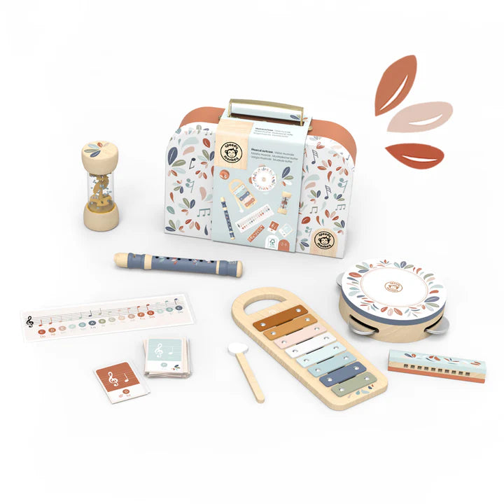 Speedy Monkey - Musical Set 5 Instruments - Mabel & Fox